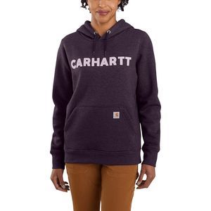 Carhartt Women's Logo Graphic Sweatshirt - Nocturnal Haze Heather XL